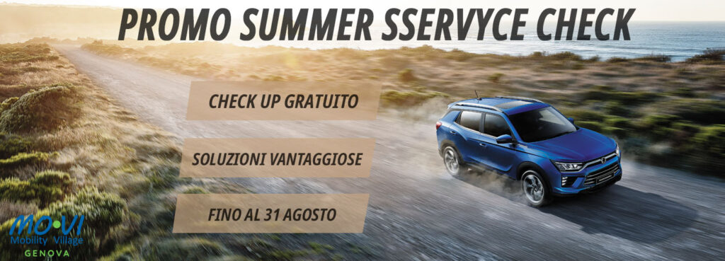 Promo summer sservyce check - panoramica